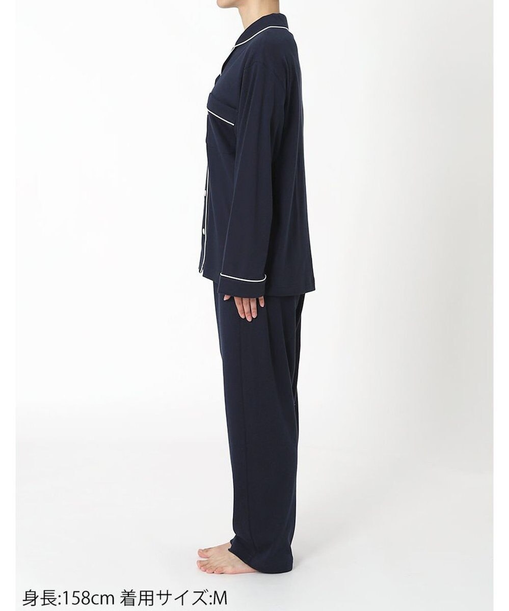ワコール／睡眠科学 パジャマ 長袖 長ズボン 綿100%(天綿)（本体） ここちよく眠れる なめらかでやわらかい レディース YDX503 睡眠科学／ワコール 