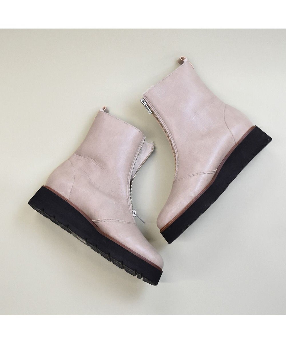 MODE ET JACOMO <MODE ET JACOMO>厚底フロントジッパーブーツ 