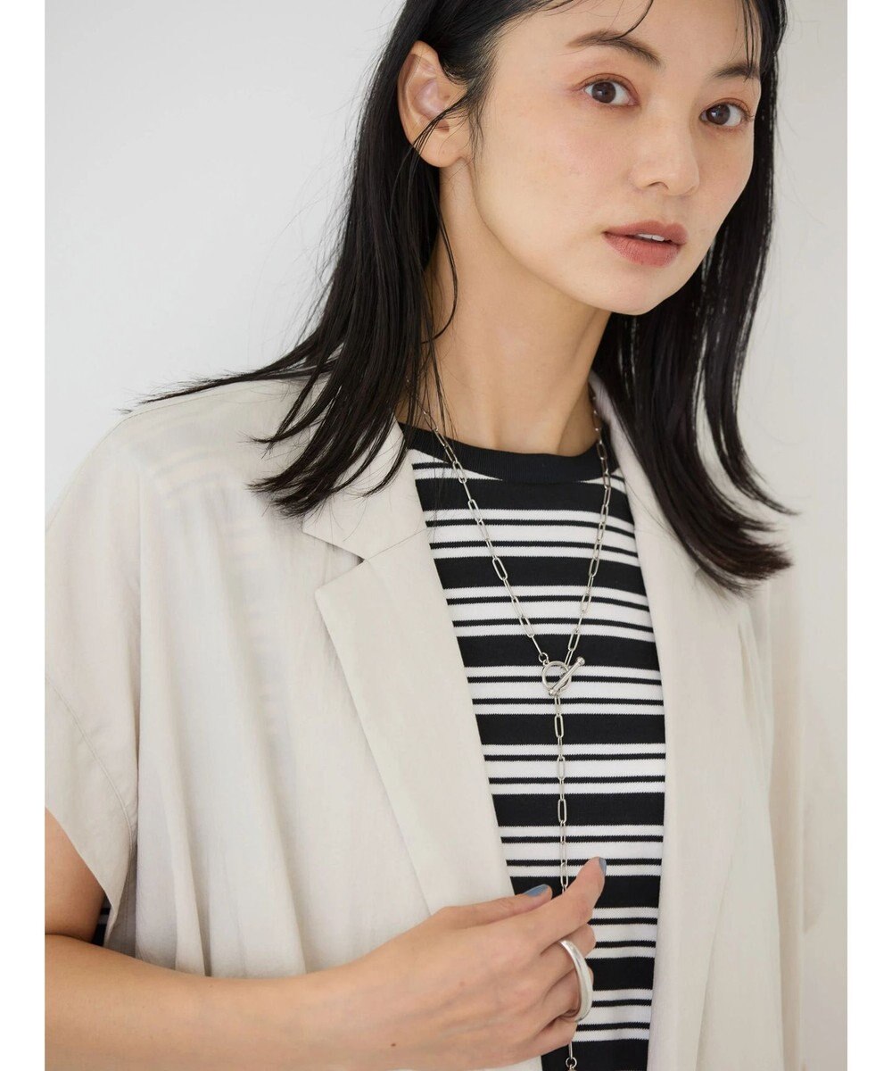 AMERICAN HOLIC 接触冷感Ｗボタンジレ 