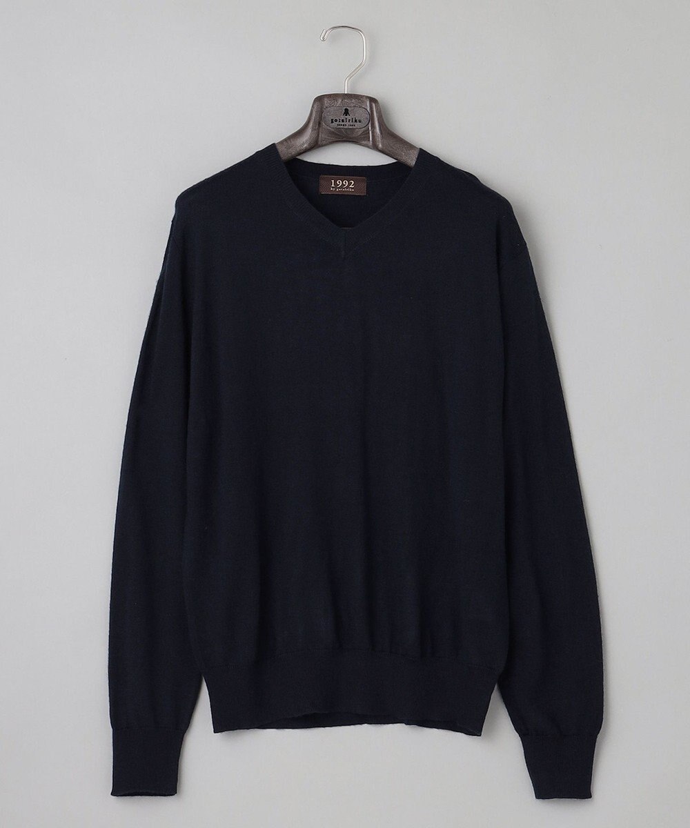 GOTAIRIKU 【ベーシックニット】ハイゲージＶネック ニット 