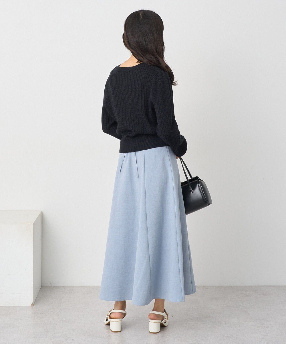 earth music&ecology ミニケーブルコンパクトカーディガン 