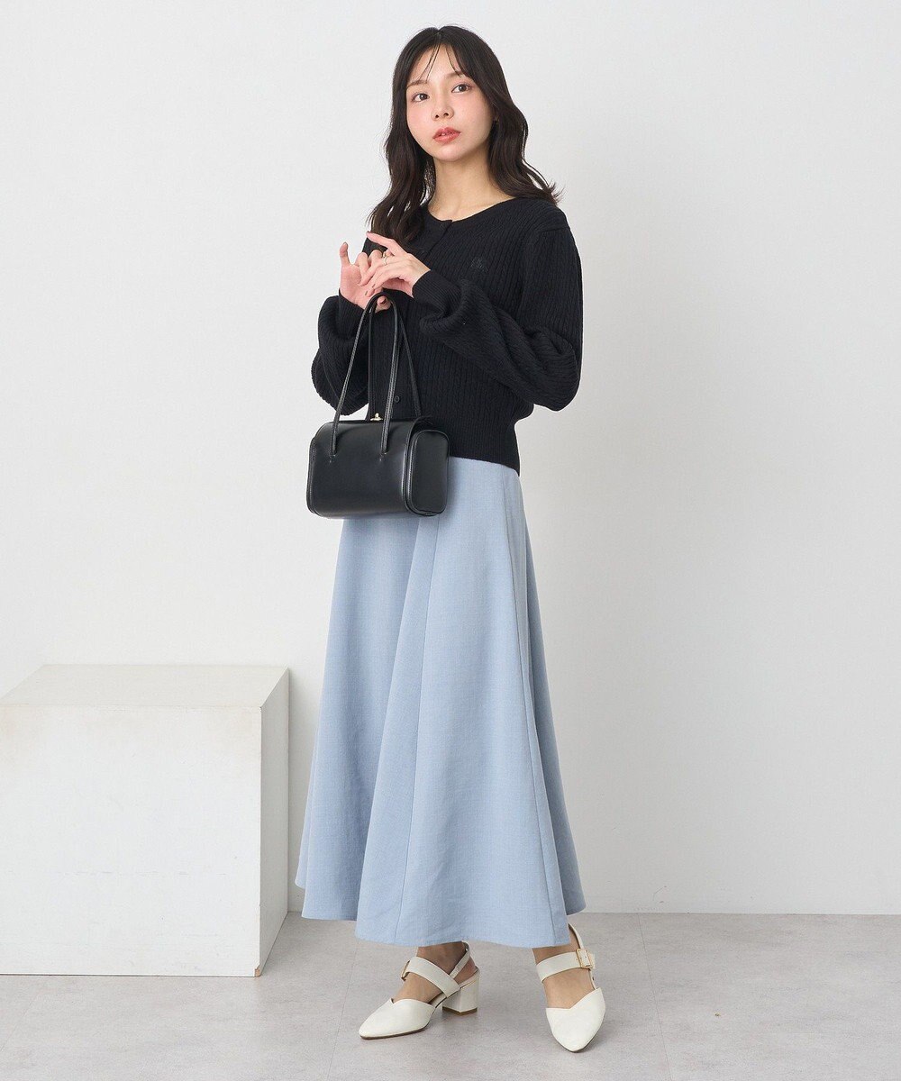 earth music&ecology ミニケーブルコンパクトカーディガン 