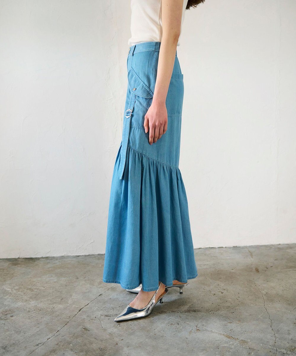 GRACE CONTINENTAL ワークワイドパンツ 