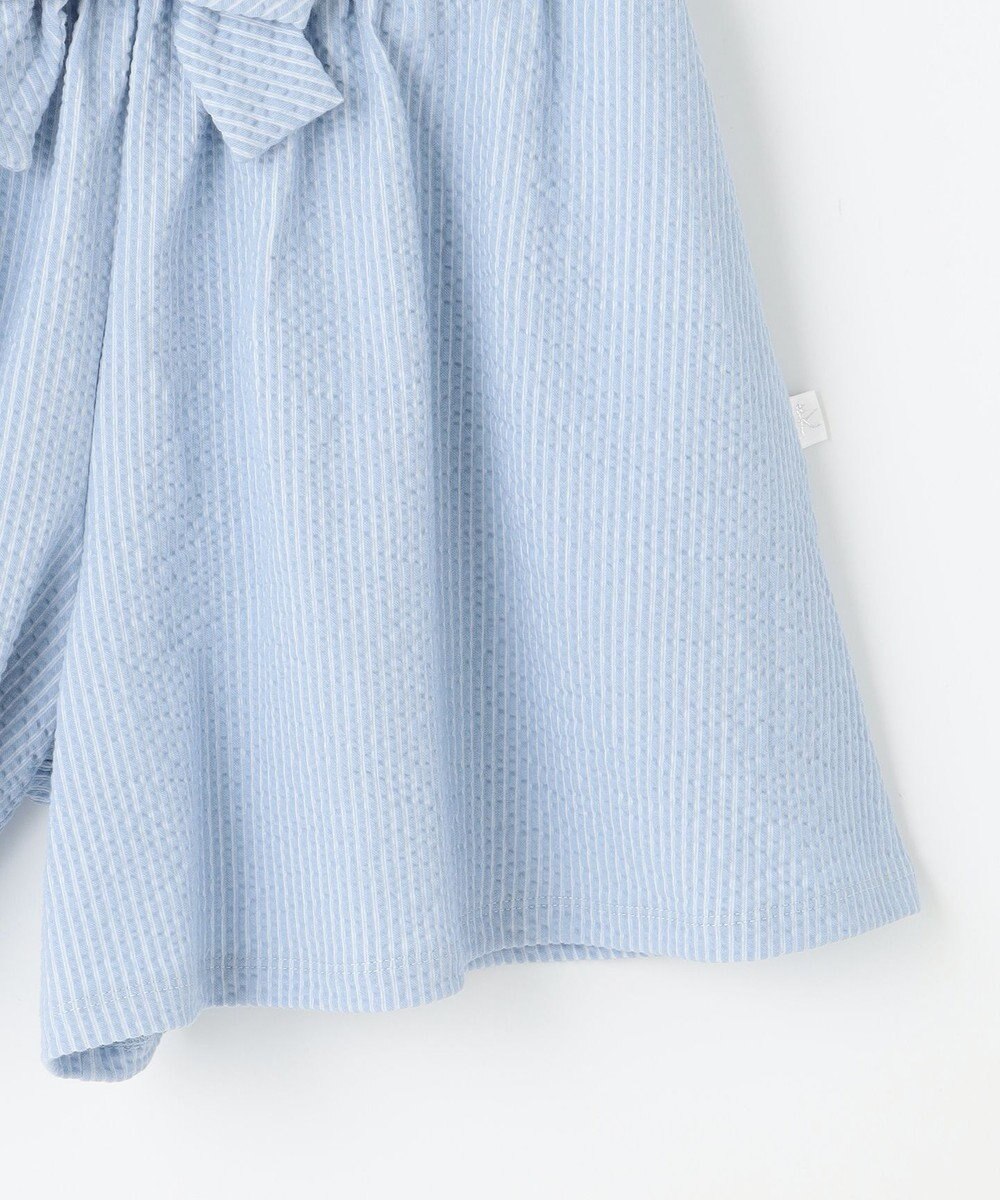 組曲 KIDS 【150-160㎝】サッカーストライプ キュロット 