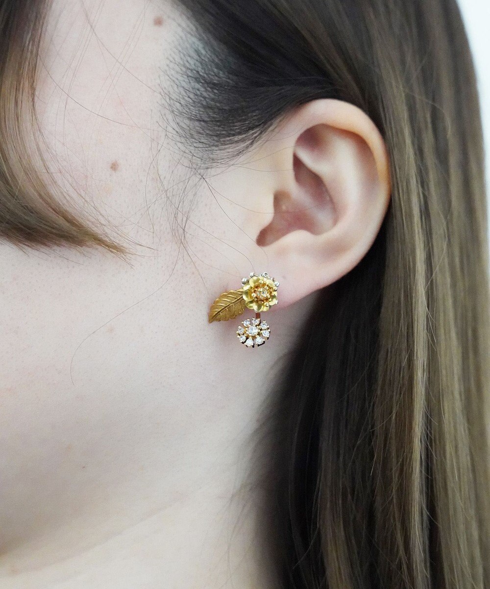 monshiro 【スワロフスキー】アリウムプチ ピアス 