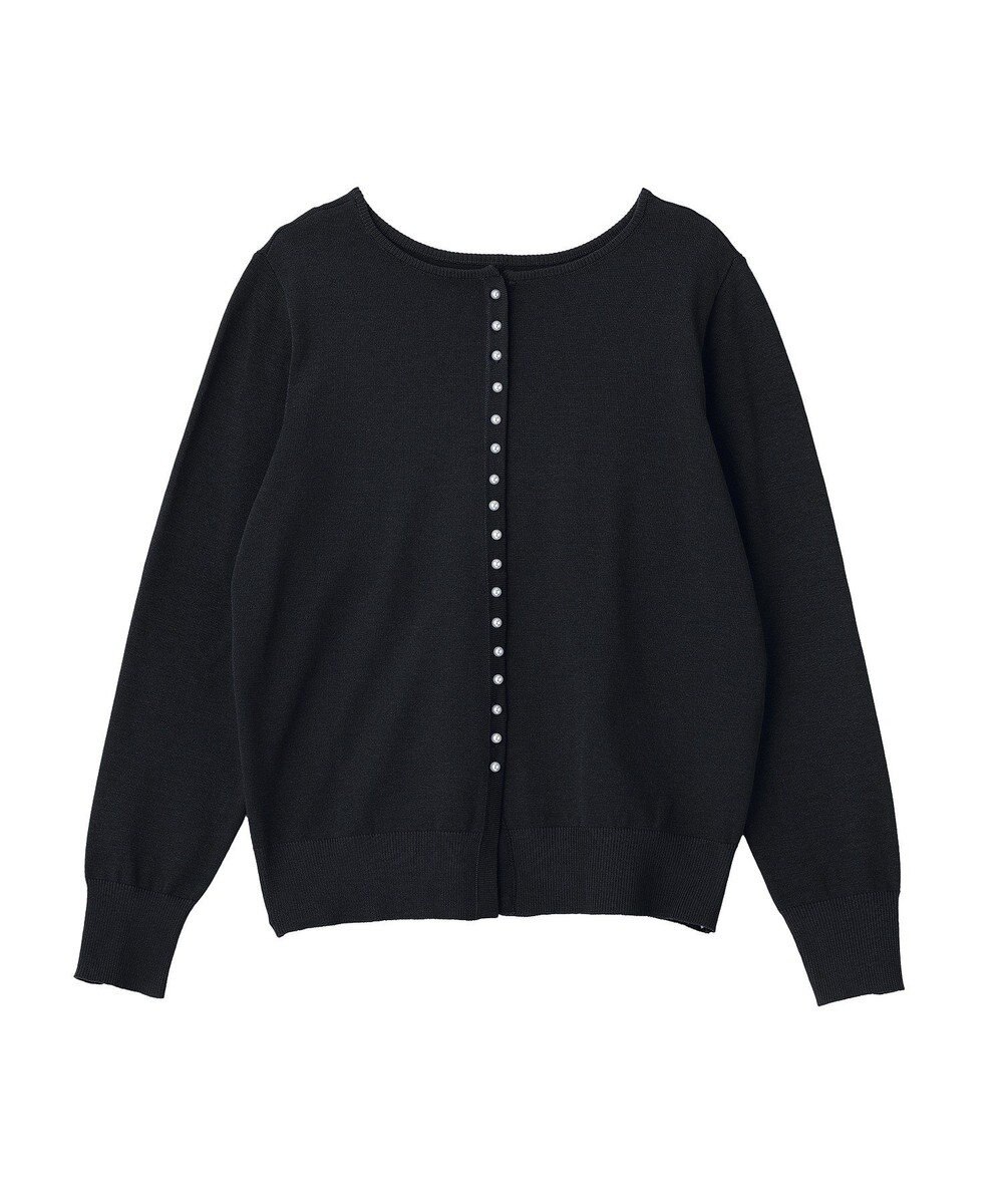Green Parks パール調ボタン付き２ＷＡＹニットプルオーバー 