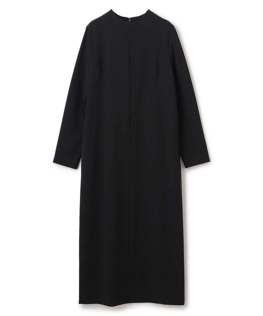 BEIGE， 【洗える】KALMIA / クルーネックIラインロングドレス 