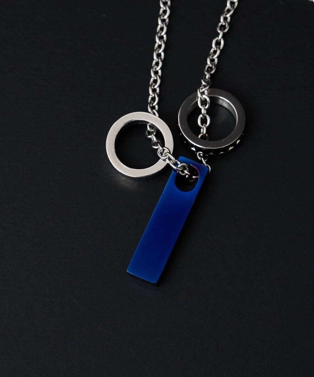 WEGO Mモチーフミックスネックレス 