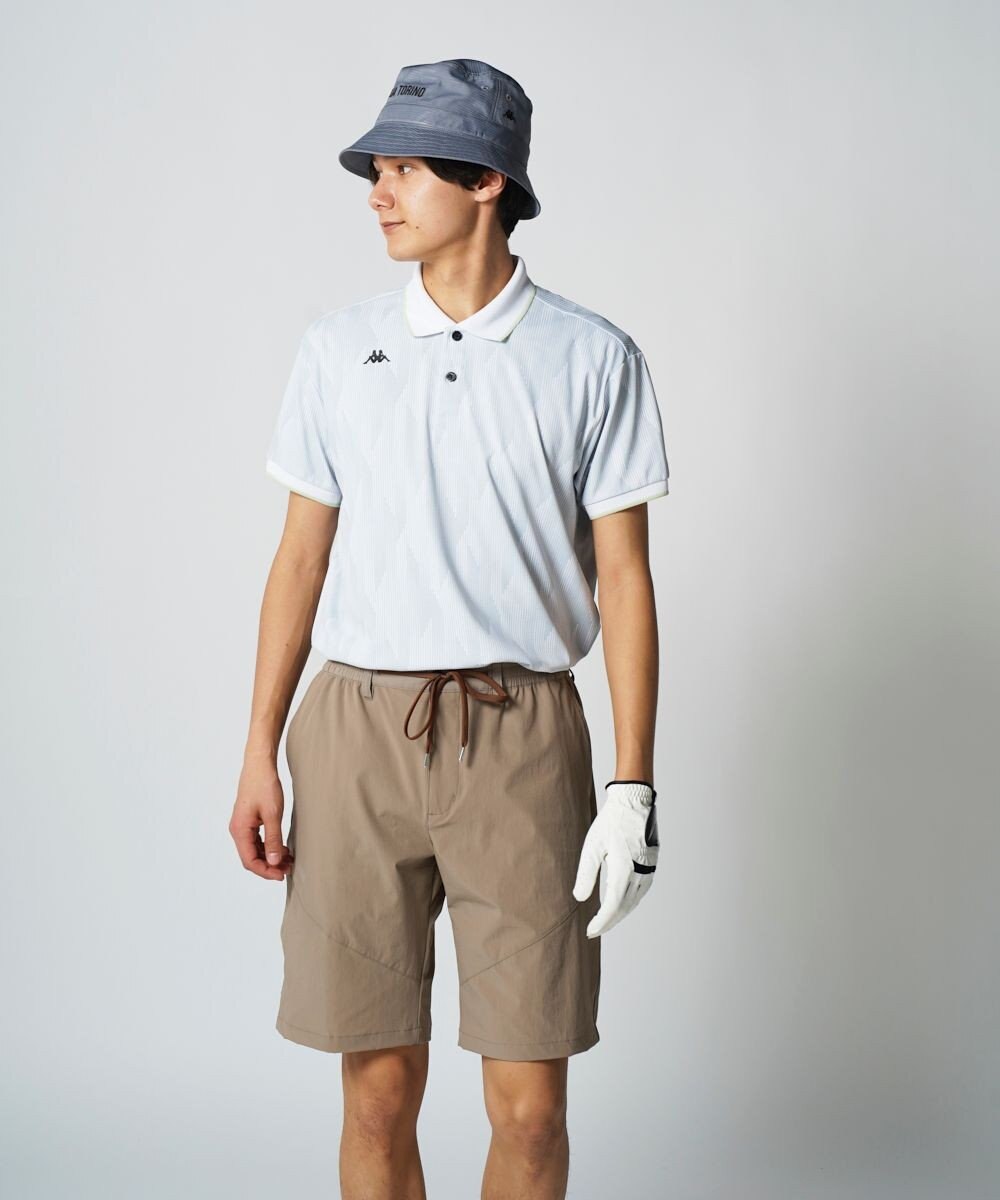 FILA GOLF／marie claire 【Kappa】柄半袖ポロシャツ 