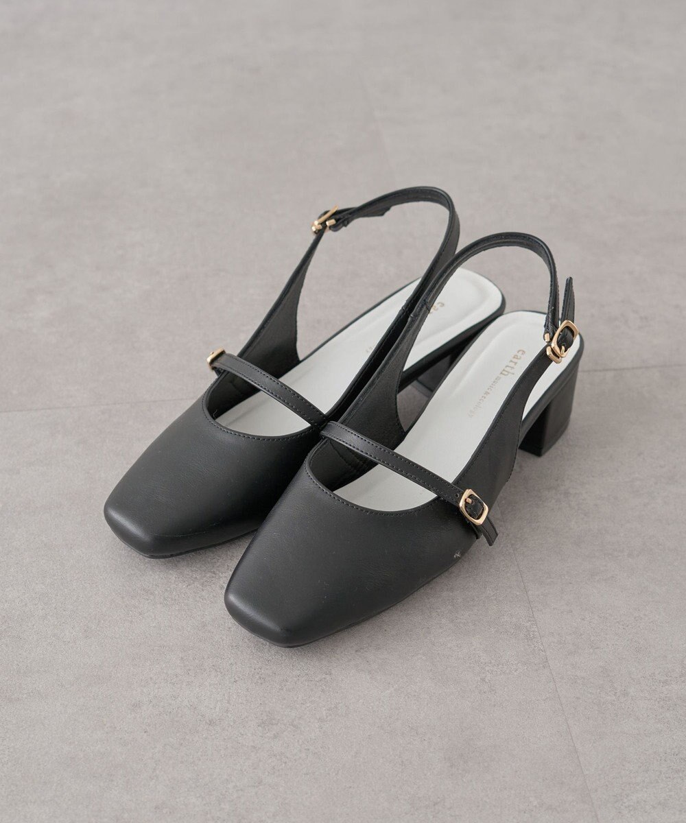 earth music&ecology 【予約】ベルトミュールパンプス 