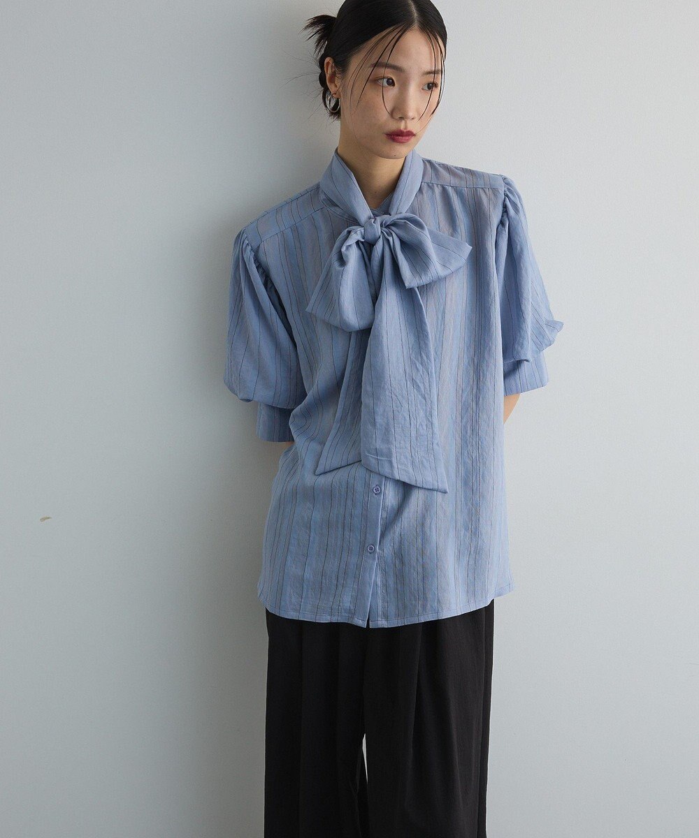 Green Parks ２ＷＡＹボウタイバルーンスリーブブラウス 