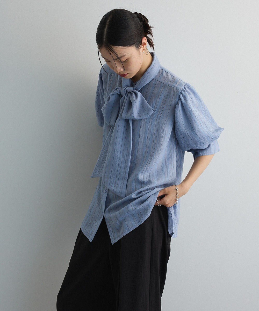 Green Parks ２ＷＡＹボウタイバルーンスリーブブラウス 