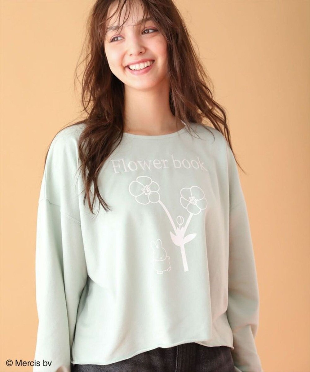 Green Parks Ｍｉｆｆｙ／フラワープリントミニ裏毛プルオーバー 