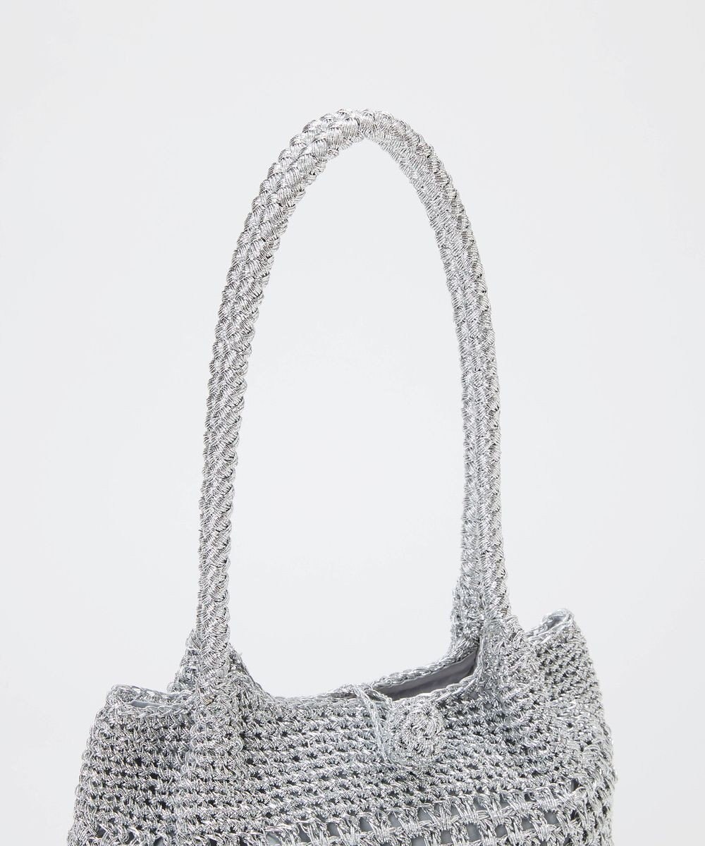 TOPKAPI 【TREASURE TOPKAPI】メタリック ラウンド トートバッグ 