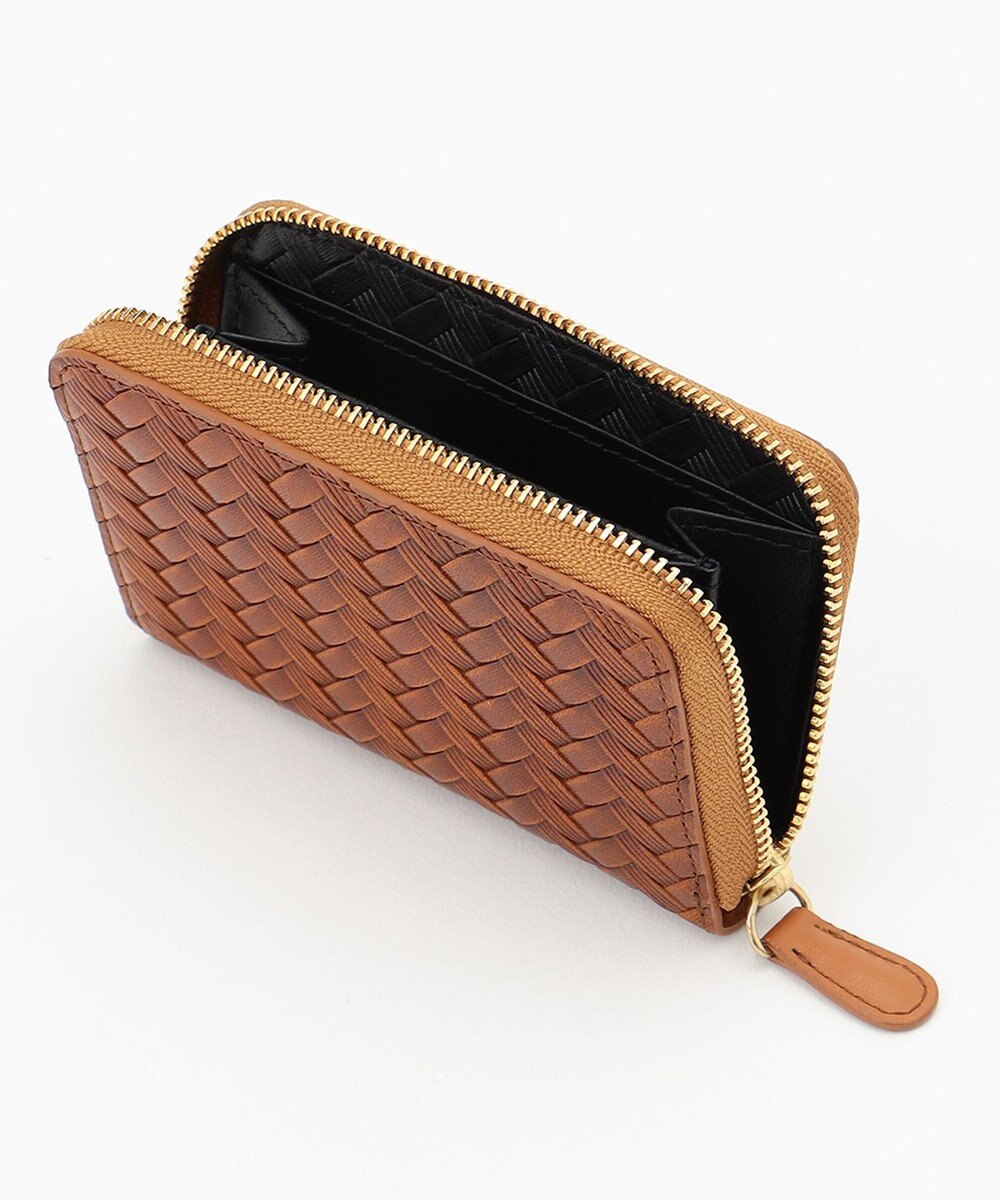 JOSEPH ABBOUD 【コインケース】カウレザー エンボスメッシュ 