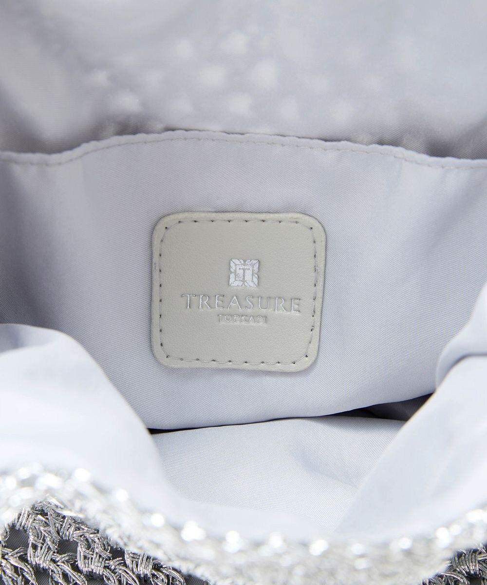 TOPKAPI 【TREASURE TOPKAPI】メタリック ラウンド トートバッグ 