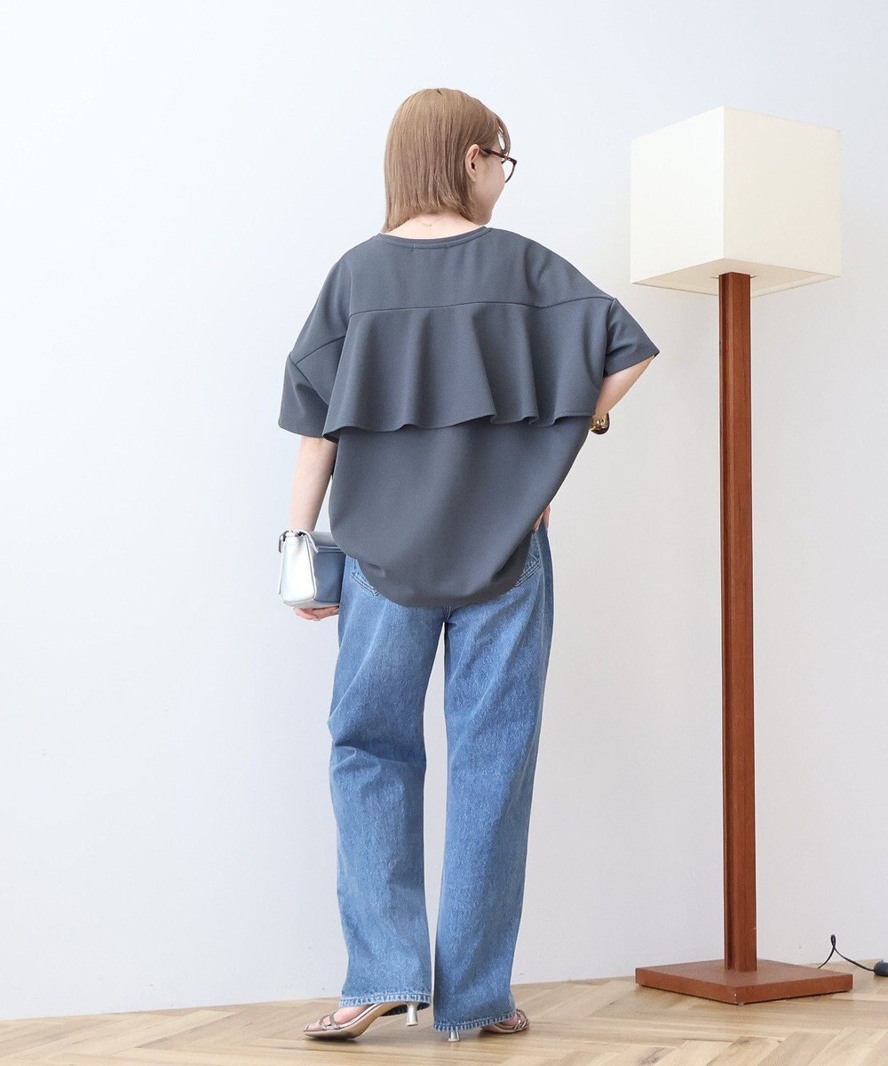 AMERICAN HOLIC 【先行予約】【WEB限定】バックフリル半袖プルオーバー 