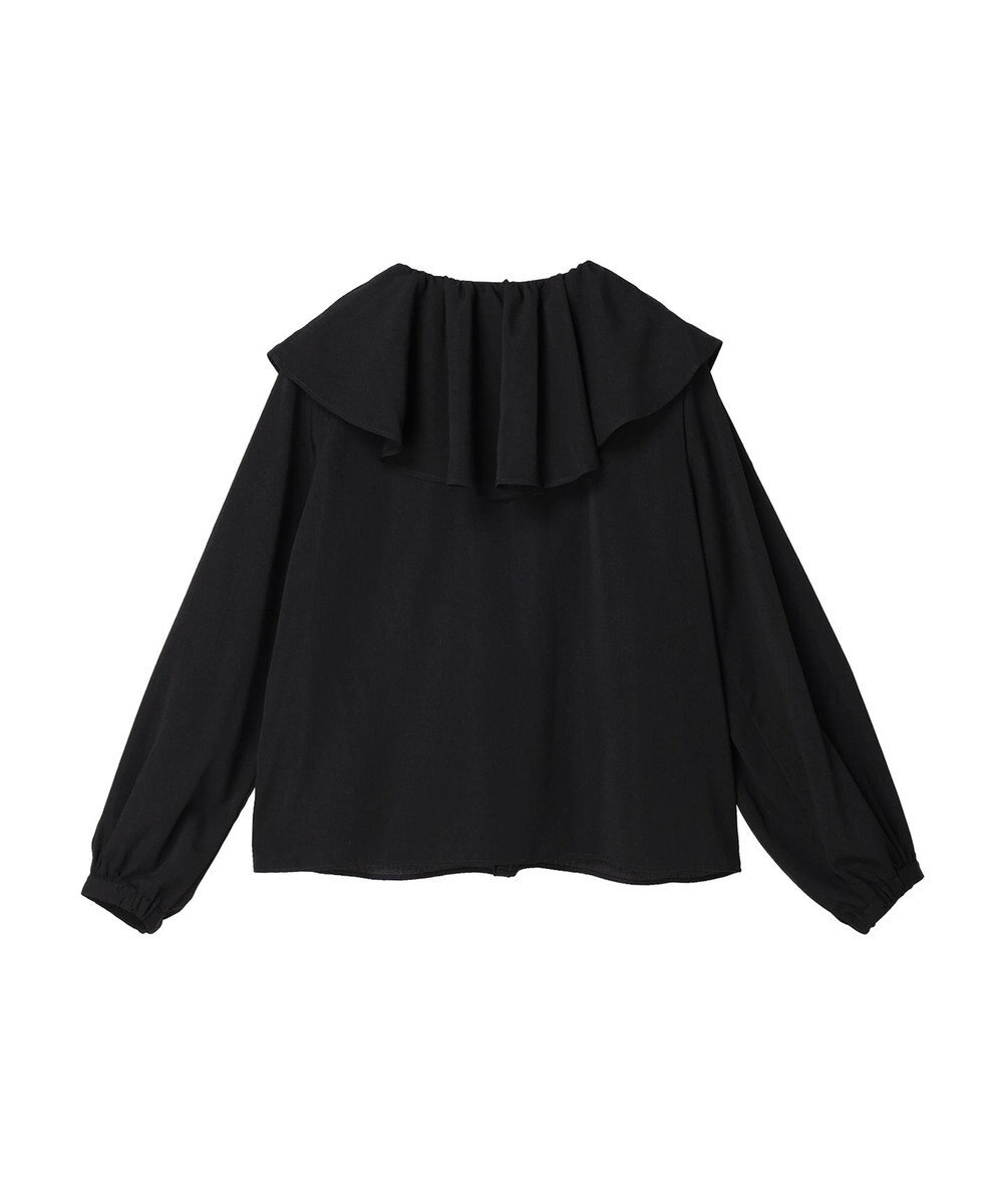 earth music&ecology ラッフルカラーブラウス 