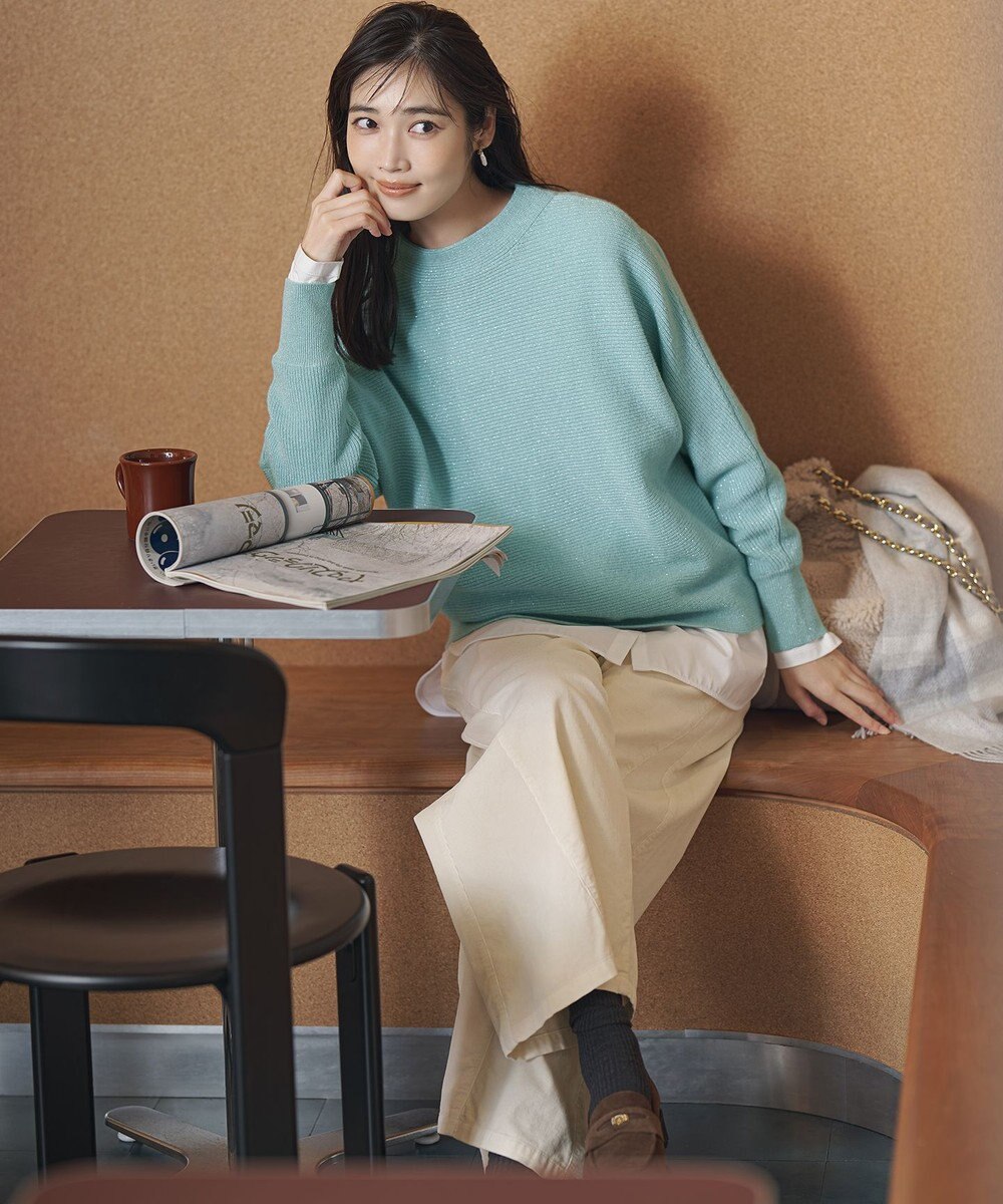 23区 S 【滝沢眞規子さん着用/洗える】コットン コーデュロイ ワイド パンツ 