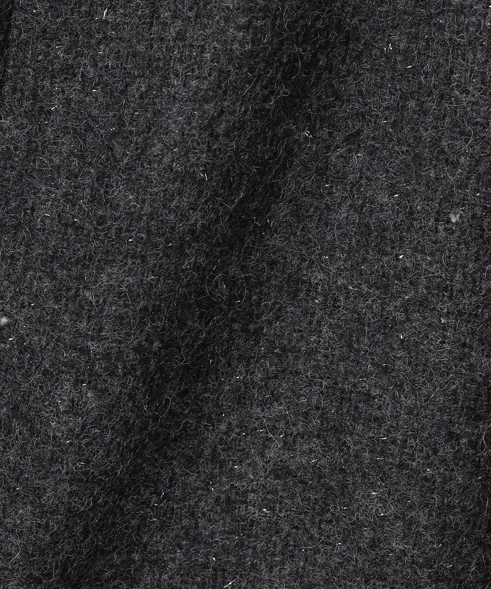 組曲 【2WAY】ラメフラノ フリル襟ワンピース 