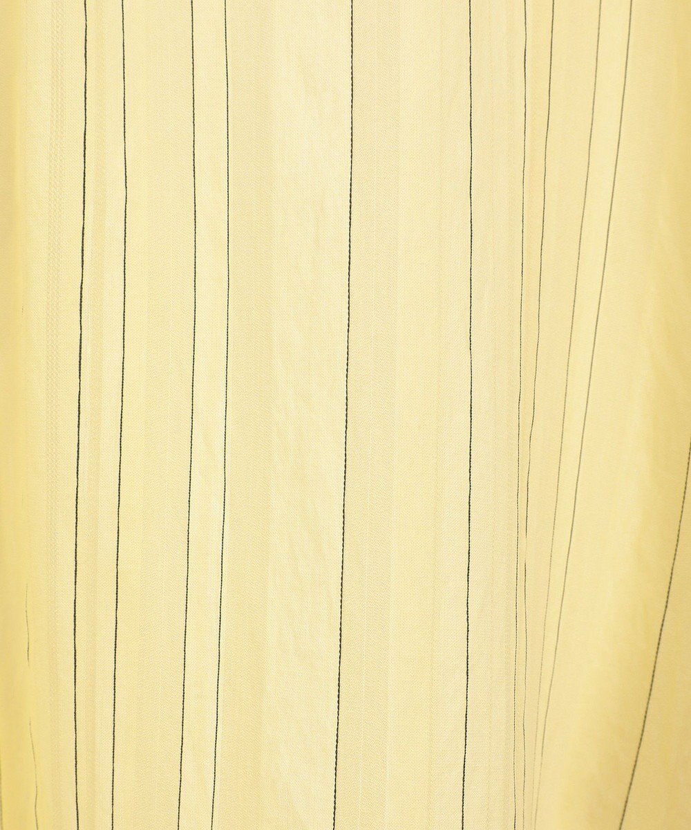 Green Parks ドロストネックシアーストライプチュニック 