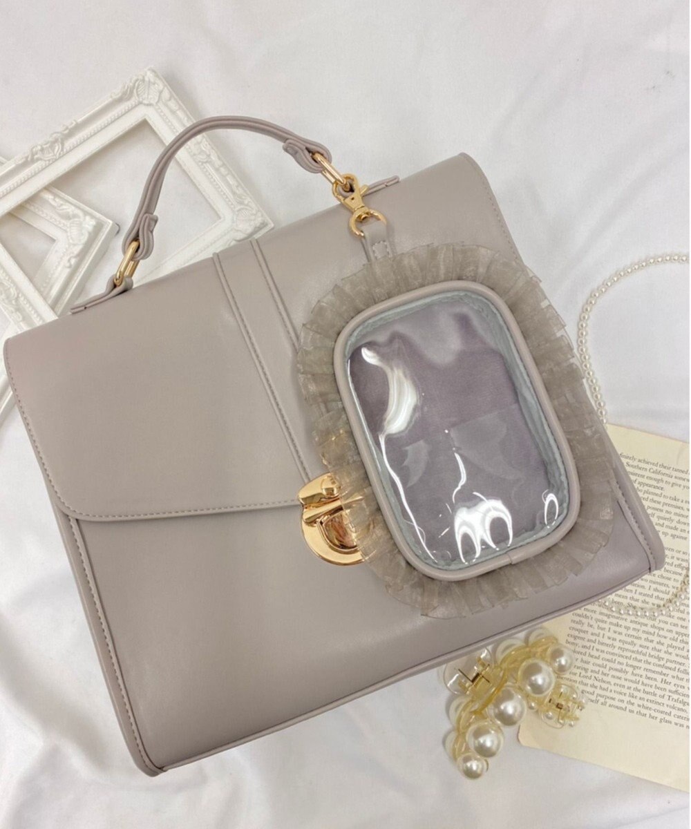 WEGO 【痛バ＆推し活グッズ】レターフラップ痛ショルダー 