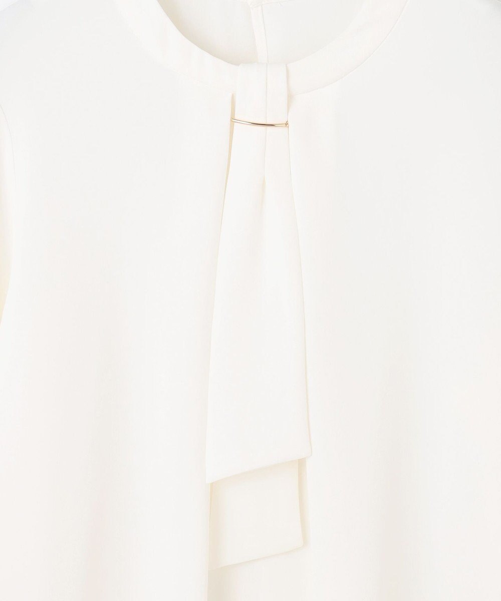 ANY L 【洗濯機可/2WAY】ボウタイブラウス 