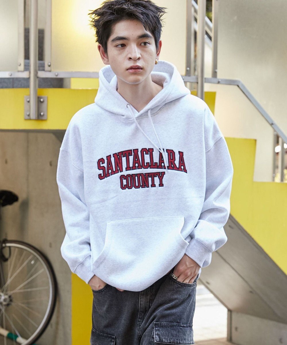 WEGO ワッペンロゴパーカー 