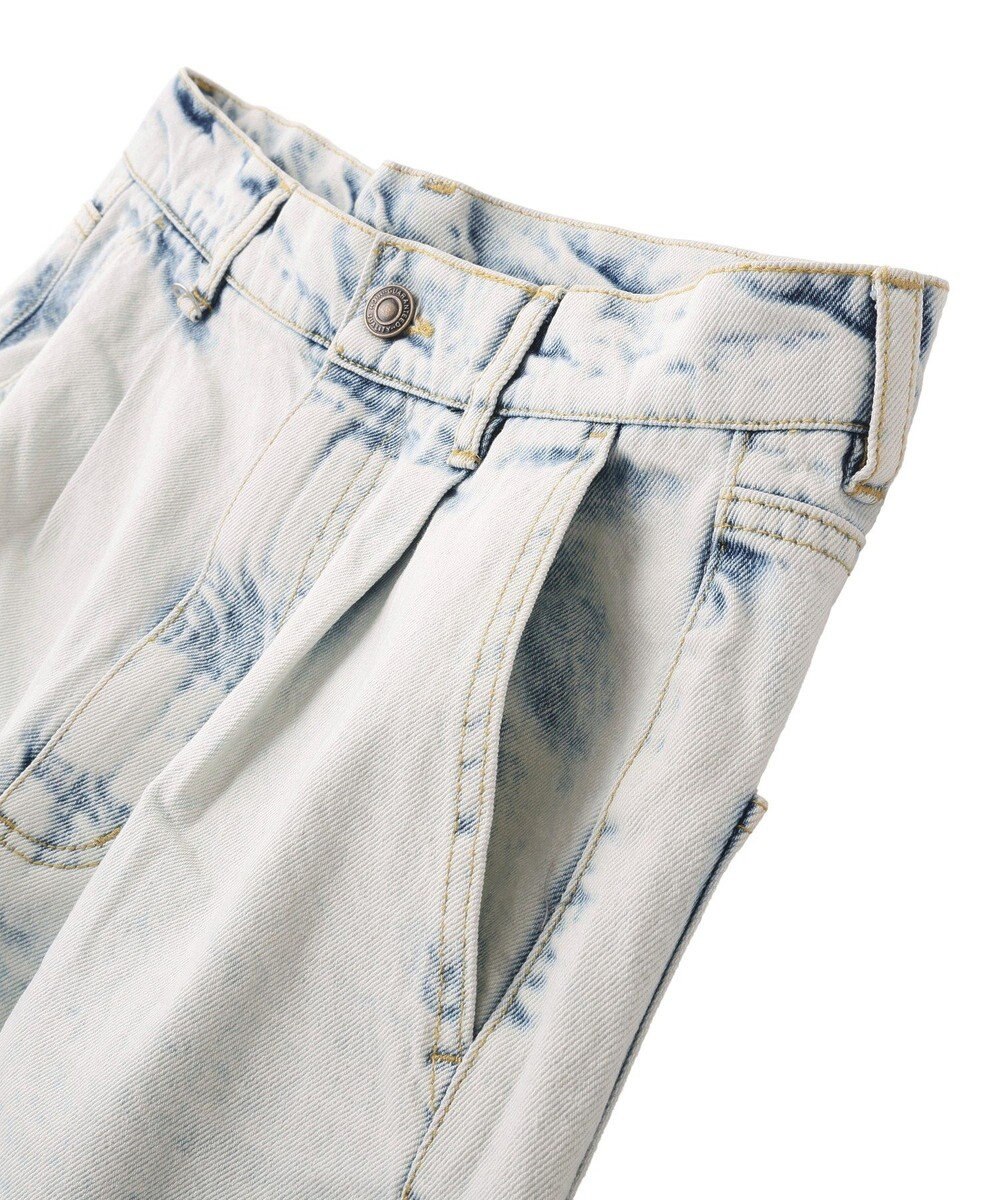 CRAFT STANDARD BOUTIQUE ハイブリーチケミカル加工デニムワイドパンツ 