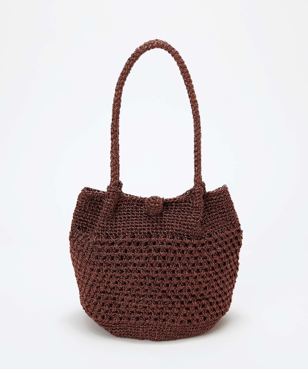 TOPKAPI 【TREASURE TOPKAPI】メタリック ラウンド トートバッグ 