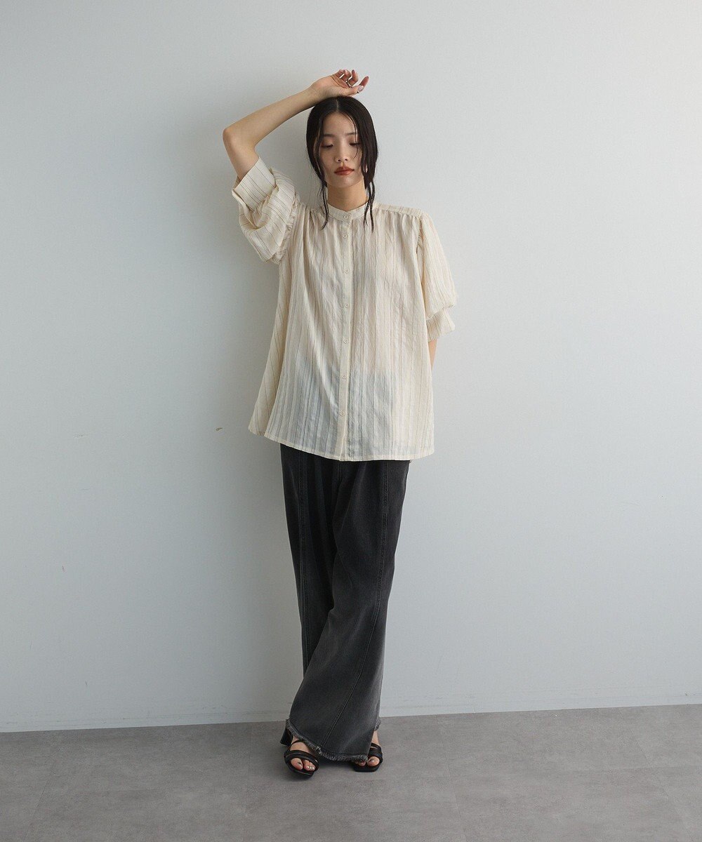 Green Parks ２ＷＡＹボウタイバルーンスリーブブラウス 