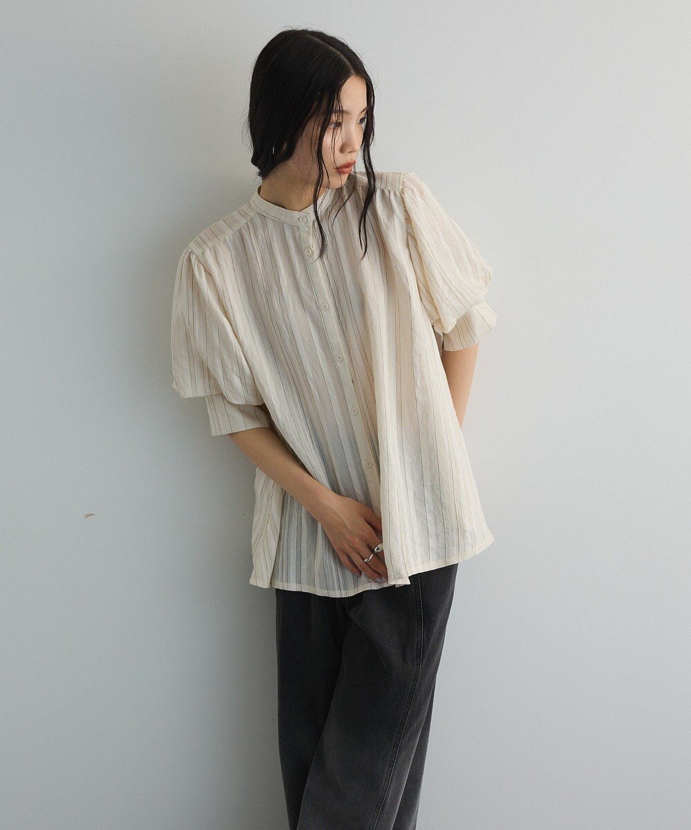 Green Parks ２ＷＡＹボウタイバルーンスリーブブラウス 