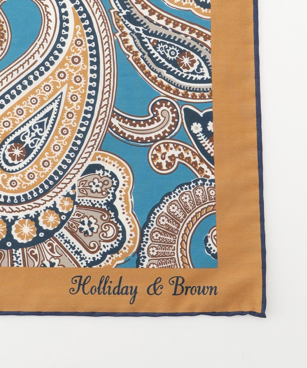 新品】Holliday & Brown／ビッグペイズリー／プリント／ベージュ