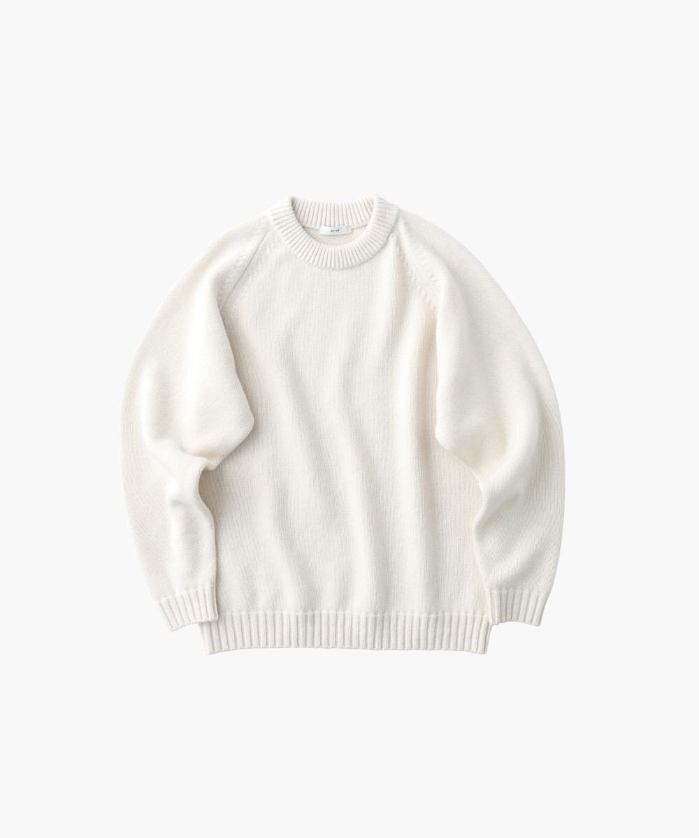 CASHMERE WASHI | クルーネックセーター - UNISEX / ATON