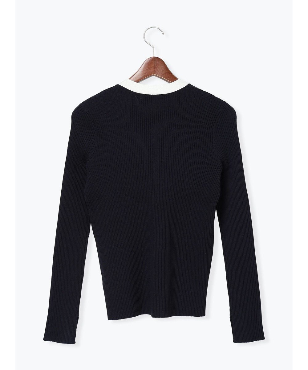 Te chichi リブVネックカーディガン 