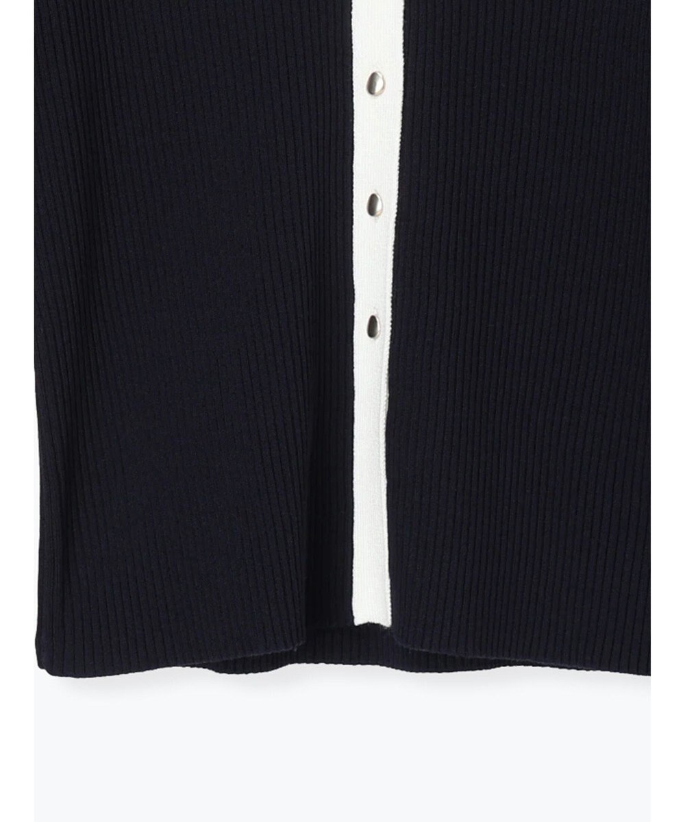 Te chichi リブVネックカーディガン 