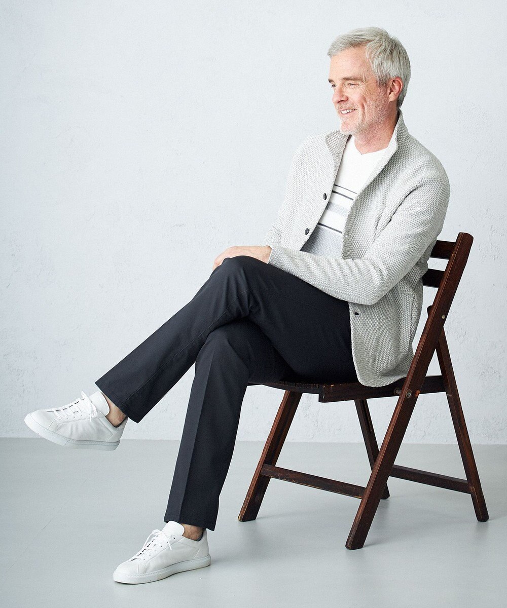 JOSEPH ABBOUD 【カラー豊富】人気！ウエストも伸びる！ オーガニックストレッチパンツ 