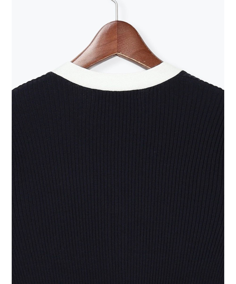 Te chichi リブVネックカーディガン 