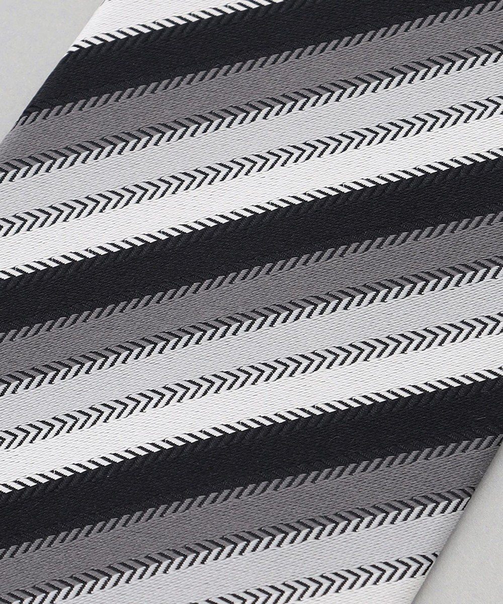 GOTAIRIKU 【WEAR BLACK】フォーマル用_ストライプ ネクタイ 