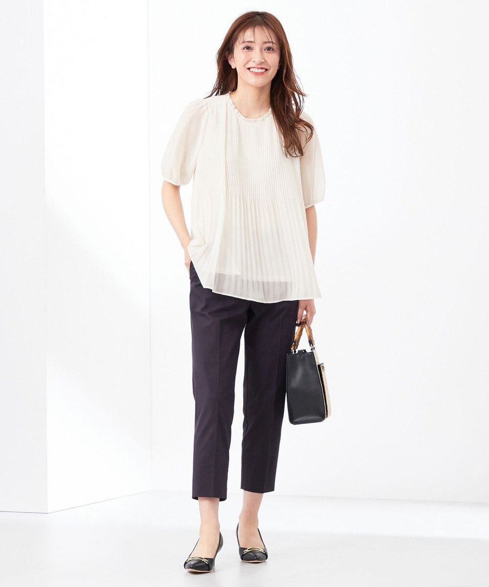 ANY SIS S 【洗える】エアリープリーツ ブラウス 