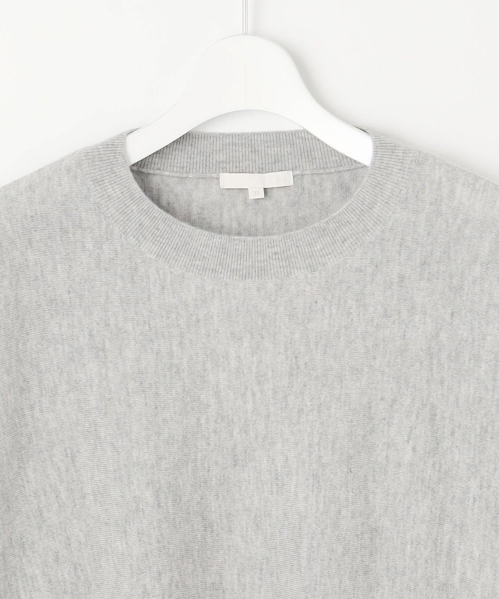 自由区 【洗える】ソフトウールハイゲージボートネック ニット 