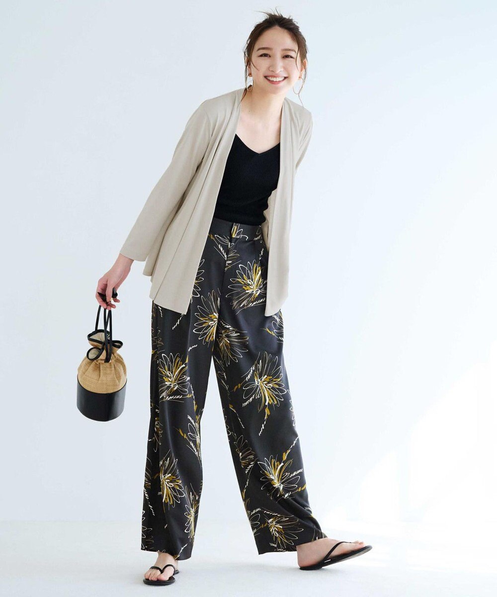 自由区 L 【保湿性/吸湿性/吸水速乾/接触冷感/UVケア】ハンディカーディガン ショート 