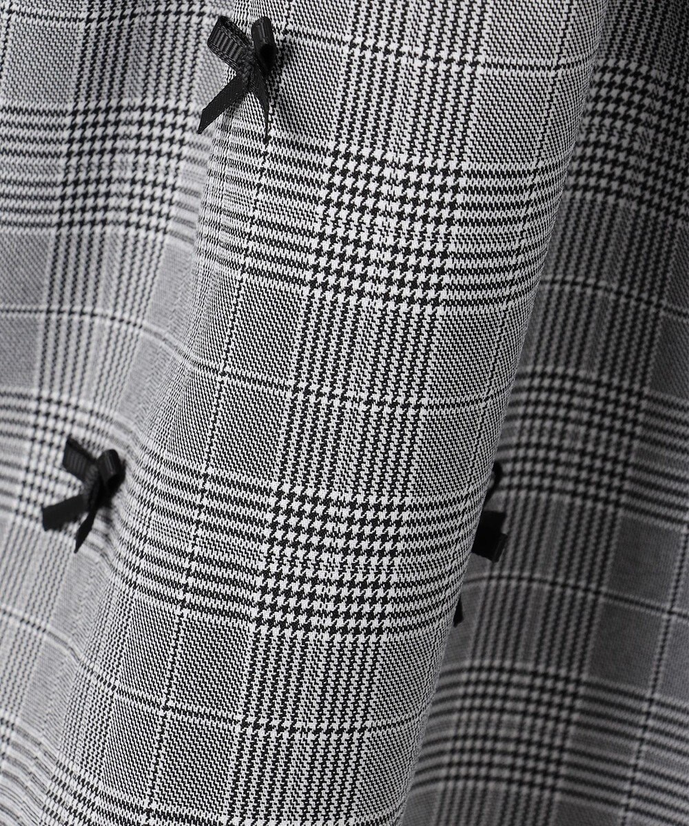 ANY KIDS 襟付き リボン 長袖ワンピース 