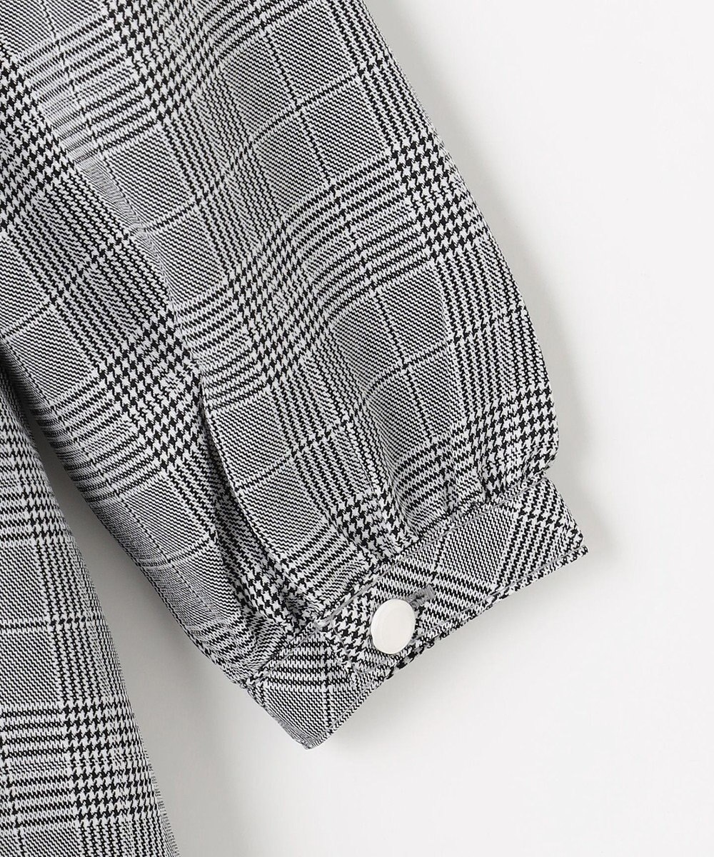 ANY KIDS 襟付き リボン 長袖ワンピース 