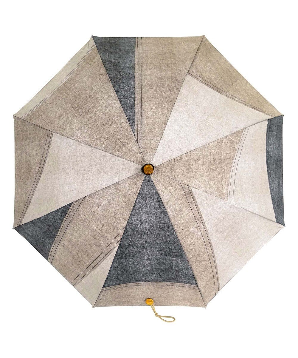 +RING 【限定/日本製】UNISEX 長傘60cm BRN denim-like pattern SR345 