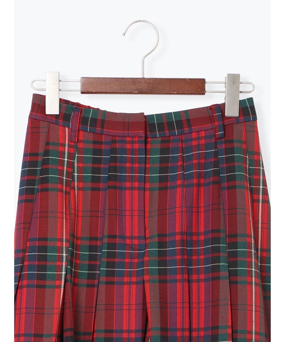 Te chichi チェックアソートロングプリーツスカート 