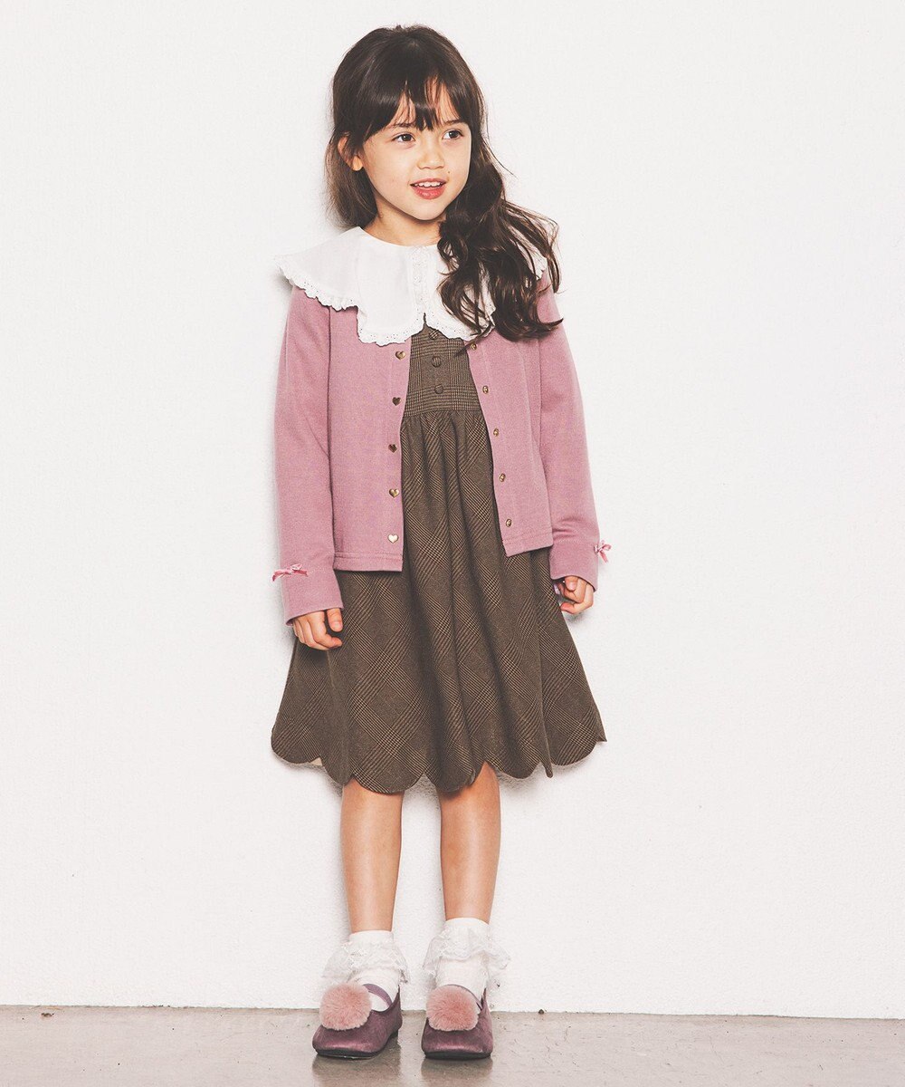 ANY KIDS ポンポン付きパンプス 