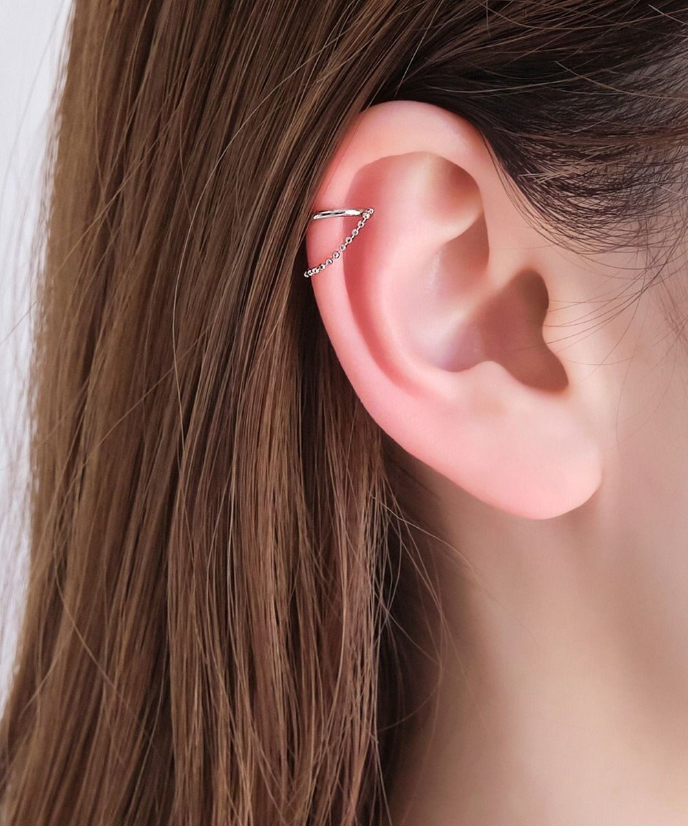 Phoebe 〈シリーズ累計販売10000点突破！〉シトラスイヤーカフ　シルバー 