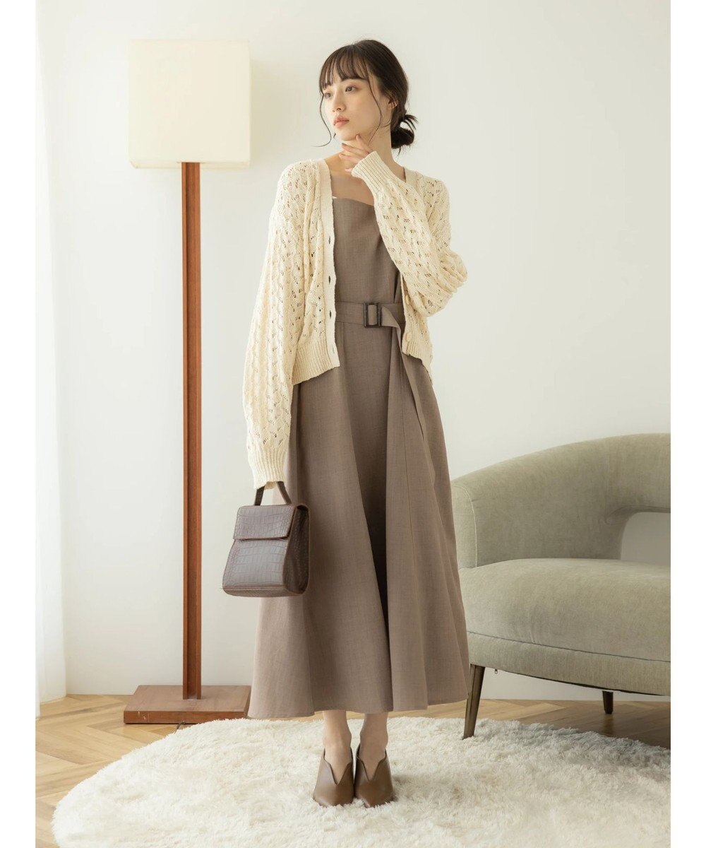 earth music&ecology ウエストマークキャミワンピース 