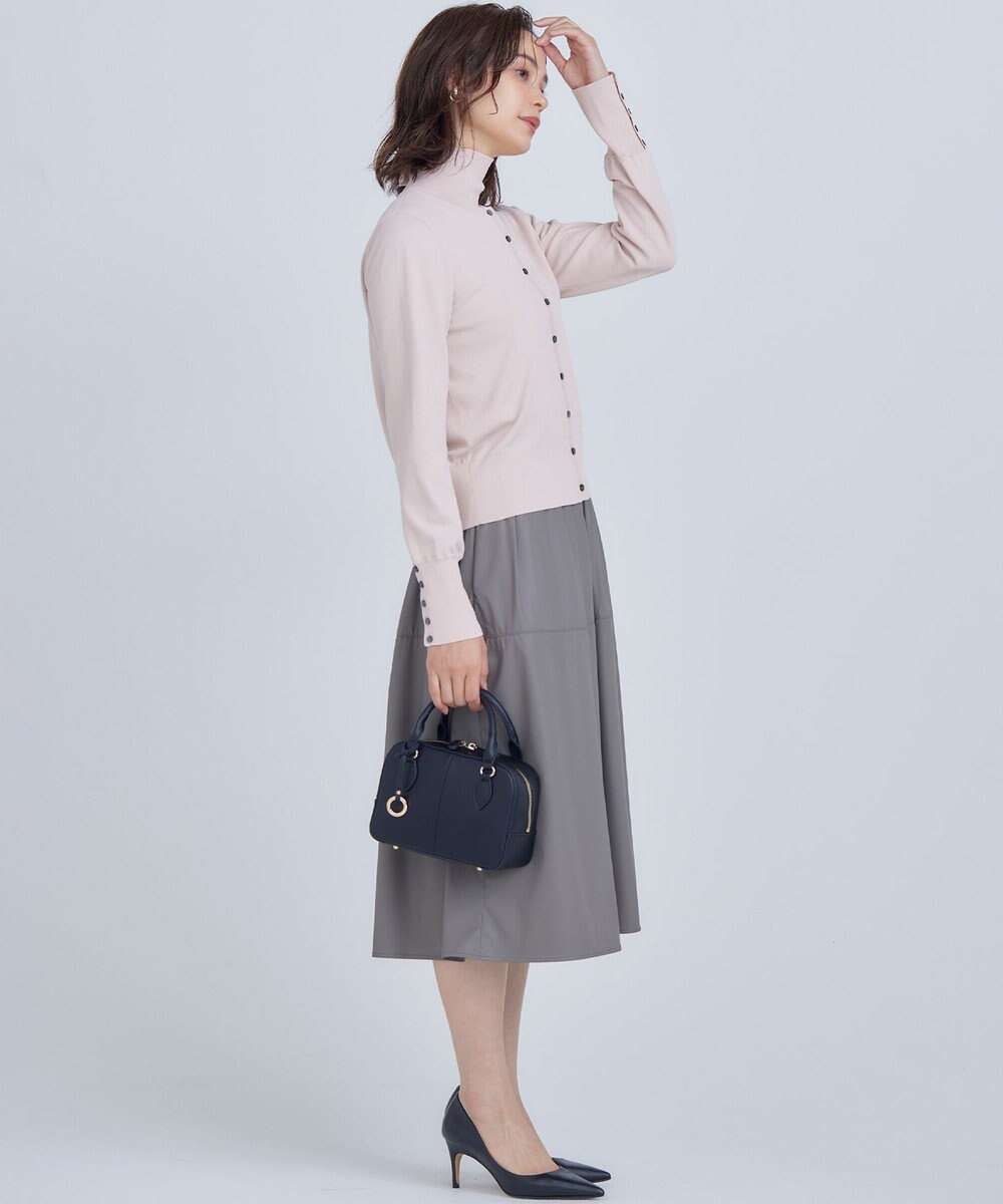 組曲 L 【6色展開・UVケア】クルーネックモダンカーディガン 